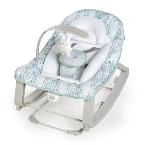 Ingenuity Keep Cozy 3-in-1 Vibrating Baby Bouncer and Rocker, Spruce