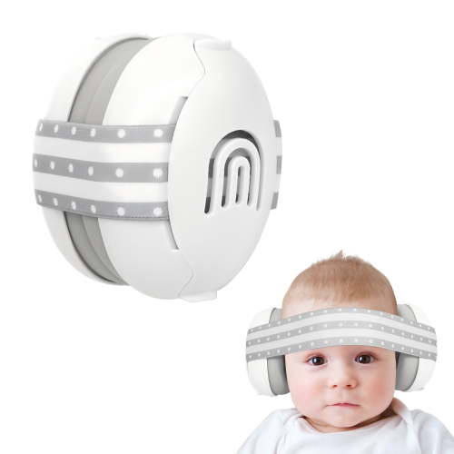 Baby Ear Muffs Noise Protection, Infant Noise Cancelling Headphones for Babies 0–3 Months, Baby Ear Protection for Noise, Earmuffs for Baby Airplane, Newborn Hearing Protection