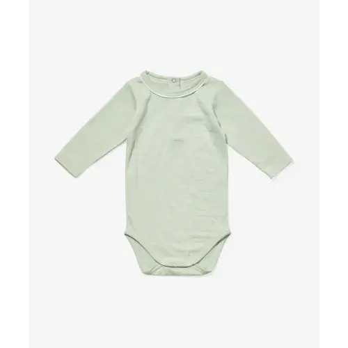 Newborn & Baby Crossbody Onesie In Sea Glass | Oso & Me