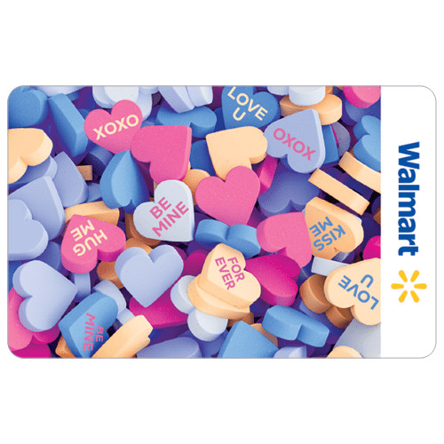 Sweet Hearts Walmart Gift Card