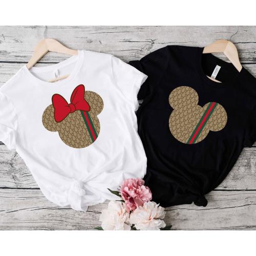 Mickey And Minnie T-shirt,Disney Designer Shirt,Matching Disney Shirt,Minnie Mouse Tee,Family Disney Trip T-shirt,Disney Vacation Sweater