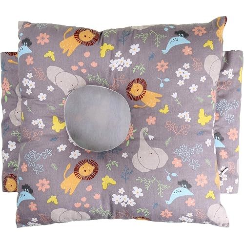 pinklilycare Adjustable G Tube Feeding Tube Tummy Time Pillow Belt Pad with a Hole for Babies Children Kids