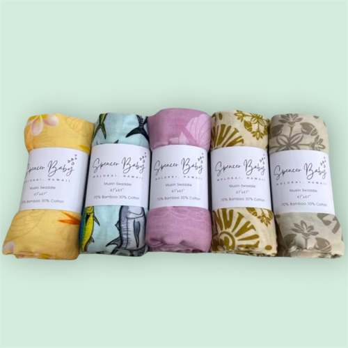 Tropical Floral Swaddle