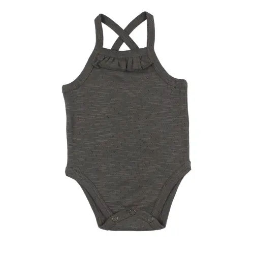 0-3m Feather | Organic Pointelle Criss-Cross Bodysuit – L'ovedbaby