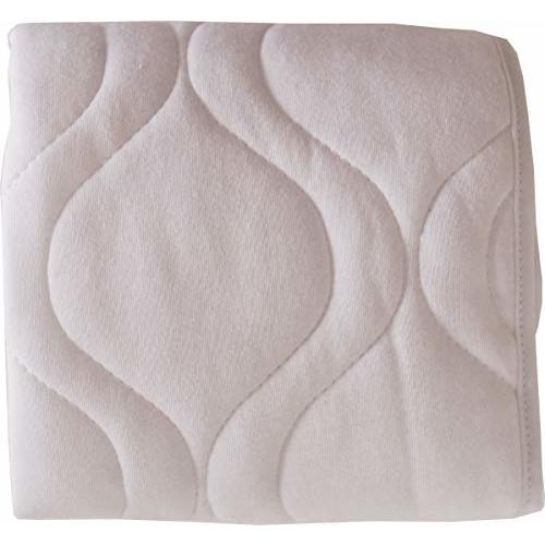 Sheet Saver Waterproof Crib Sheet Protector Pad 13x26 with Tie Straps for Standard Cribs | Absorbent Leak Pad for Spit‑Up & Drool | Made in USA by SheetWorld