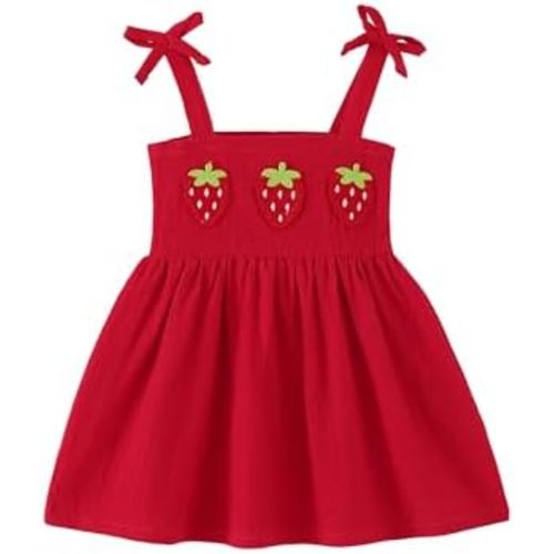 Toddler Baby Girl Dress Newborn Girl Dresses Infant Sleeveless Halter Sundress Baby Clothes for Girls 3M-3T