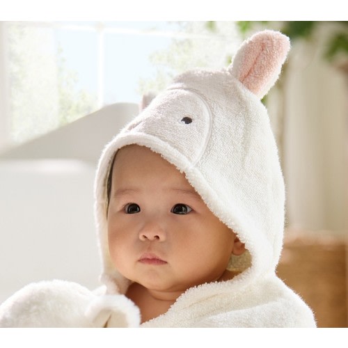 Super Soft Animal Baby Hooded Towel & Washcloth Set