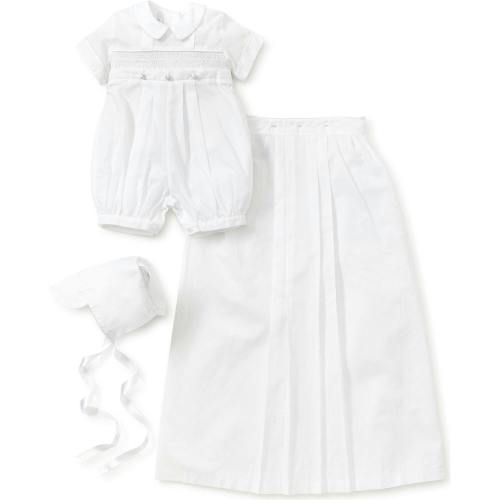 Phillip S/S Convertible Christening Gown & Hat Set