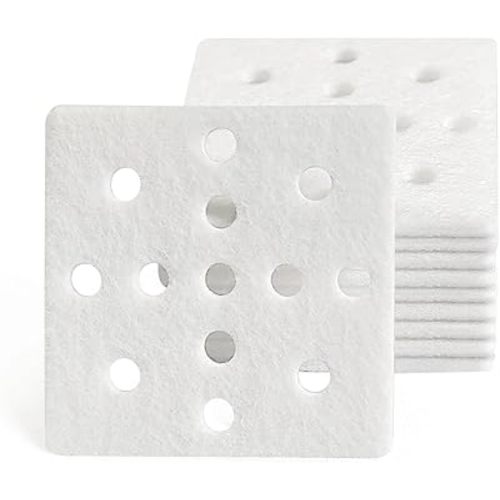 10-Pack Humidifier Replacement Filters, Mineral Absorption Pads, Exclusively for 6001 Model, Improves Humidification Efficiency by Capturing Fine Water Particles, White