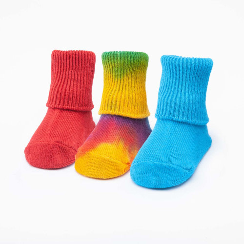 Organic Cotton Socks - Infant & Toddler Color Anklet 3 Pak
