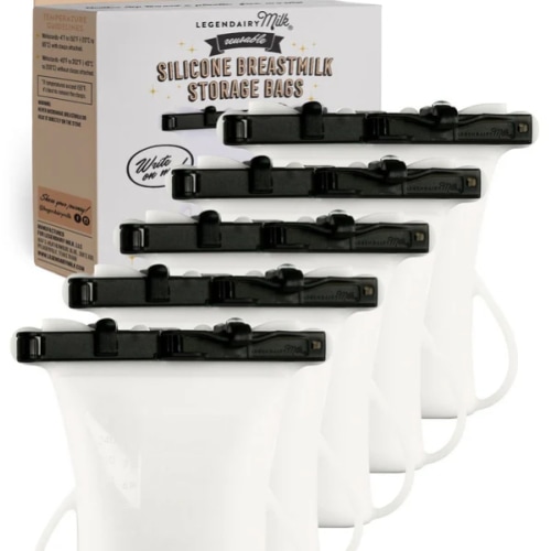 Reusable Silicone Breastmilk Storage Bags | Legendairy Milk
