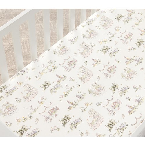 Riley Sheehey English Garden Organic Crib Fitted Sheet