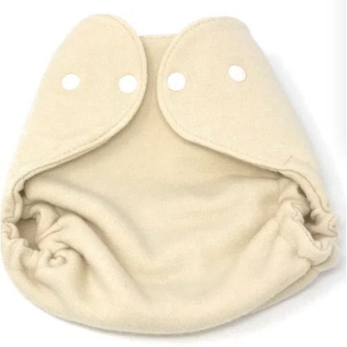 Natural Wool Snap Wrap Diaper Cover