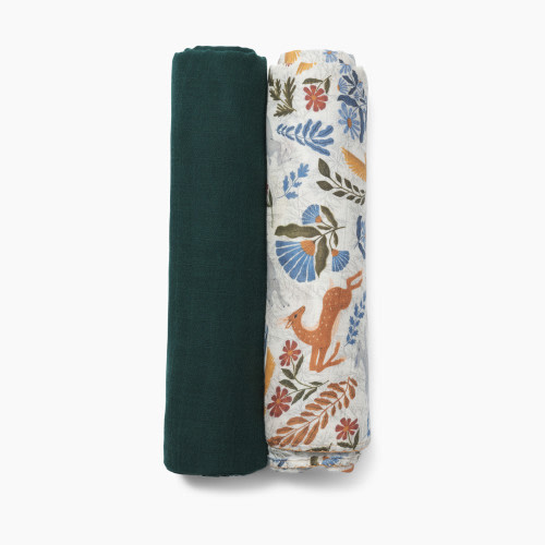 DockATot Swaddle Set - Woodland/Deep Teal