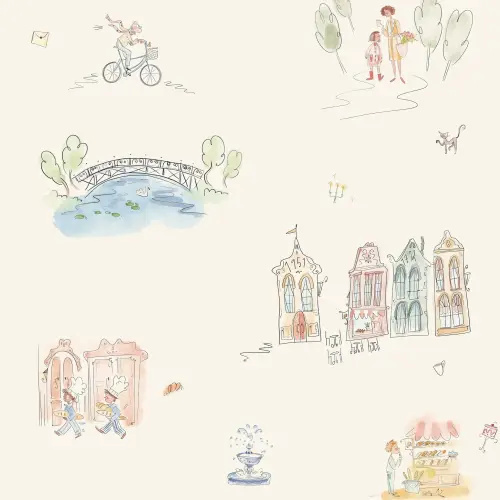 Metropole Wallpaper | Kids Room & Nursery Wallpaper – In Good Fun
