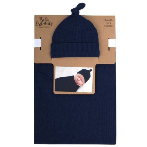 Baby Essentials Swaddle Blanket and Cap