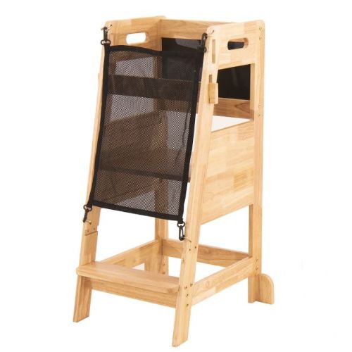 Toddler Standing Tower, Toddler Step Stool with Safety Rail and 3 Heights Adjustable
