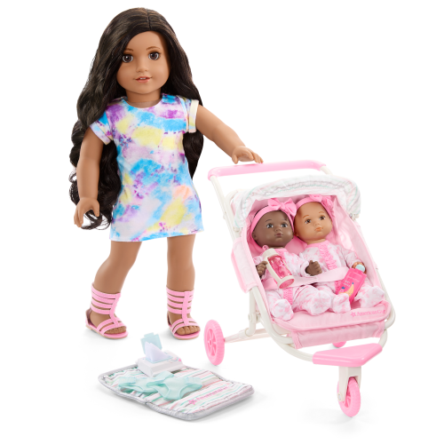 Little Bitty Baby™ Double Stroller Set for 7.75-inch Dolls