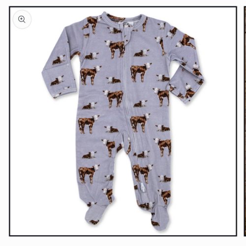 Hereford Footed Jammies – Cowkid Clothing Company