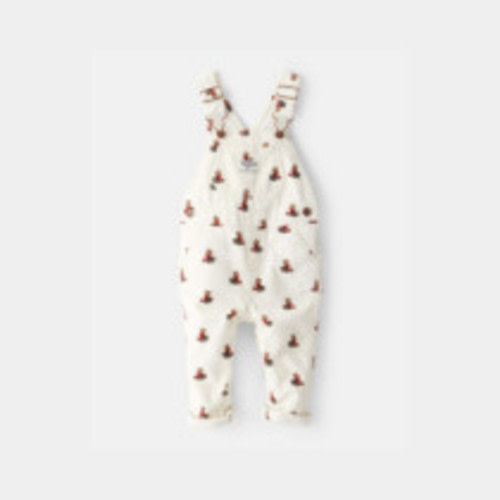 Carter's Baby Bear Corduroy Overalls - Cream