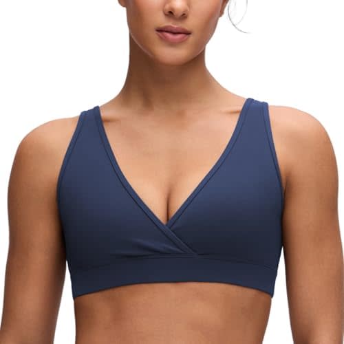 CRZ YOGA Maternity V Neck Nursing Bras