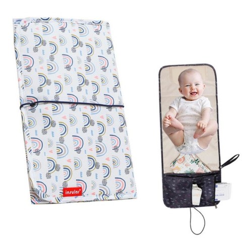 Catzon Portable Diaper Changing Pad Waterproof Built-in Pillow Foldable Mat-6