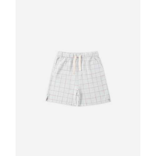 Perry Short Light Blue Plaid