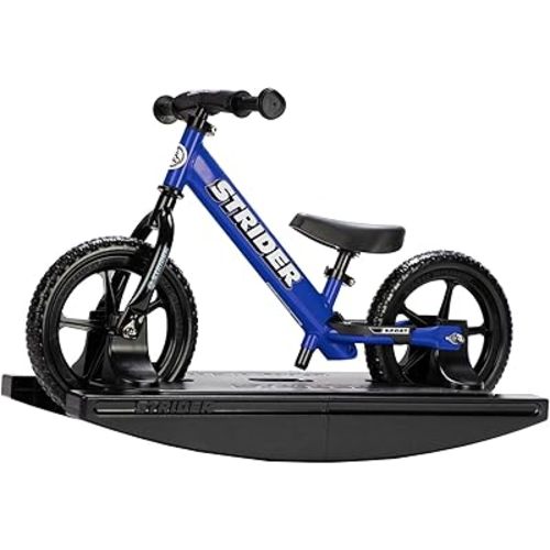 Strider Sport 2-in-1 Rocking Bike - Helps Teach Baby How to Ride a Balance Bicycle - for Kids 6 Months to 4 Years - Easy Assembly & Adjustments