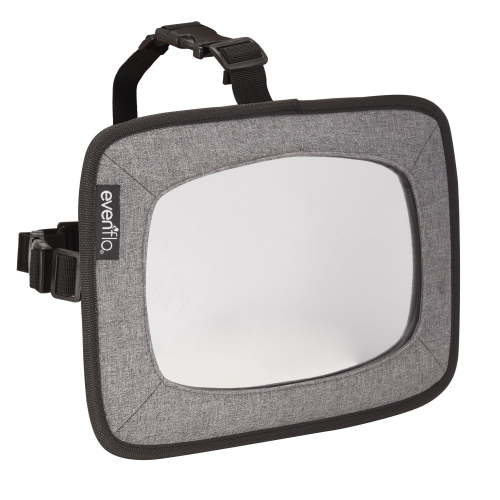 Evenflo Backseat Baby Mirror For Rear-Facing Child (Grey Melange)