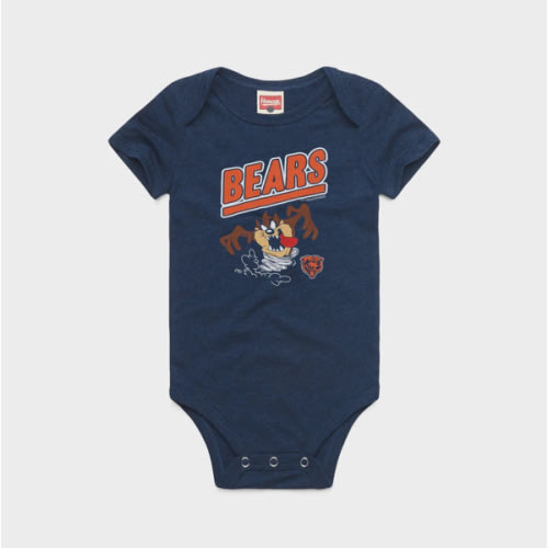 Looney Tunes Taz x Chicago Bears Baby One Piece | Baby NFL One Piece – HOMAGE