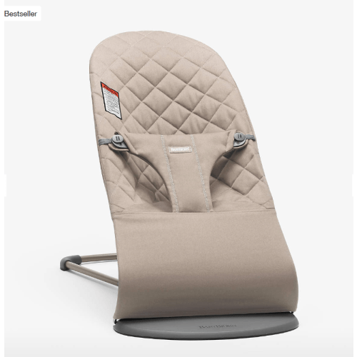 BABYBJÖRN™ Bouncer Bliss Woven Quilt Sand Grey Baby Bouncer Chair