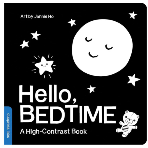 Hello, Bedtime: A High-Contrast Board Book for Babies, Perfect for a Shower Gift