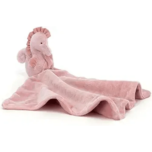 Jellycat Sienna Seahorse Soother Baby Security Blanket Lovey