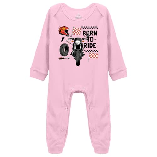 Born To Ride Motorcycle Baby Outfits Infant Bodysuits