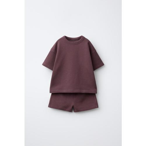 BASIC JOGGING SET - Burgundy | ZARA United States