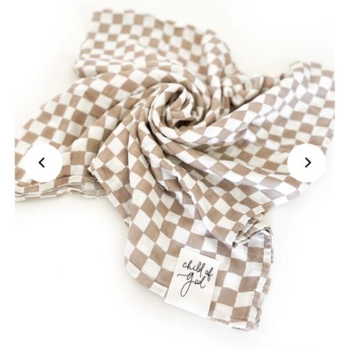 Child of God Checker Swaddle Blanket – OUR HOUSE ABOVE