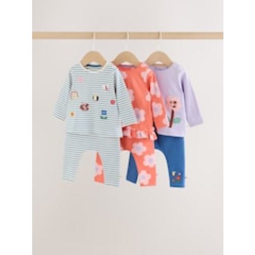 Long Sleeve T-Shirt And Leggings Baby 6 Piece Set (0mths-2yrs) from Next USA