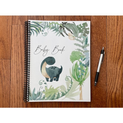 Baby Book | personalized baby book, Dinosaur book