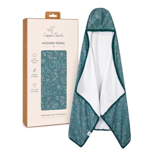 Copper Pearl Hooded Bath Towels Premium Knit/Terry Cloth Toddler Towels with Hood, Pockets, and Cool Designs - Great to Gift and Make Bath Time Fun - Big Kids Hooded Towel, Hogwarts™