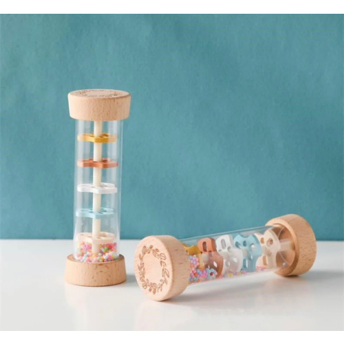 Wooden Rain Sound Cylinder | Montessori Sensory Toy | Auditory Development – Playroom Collective