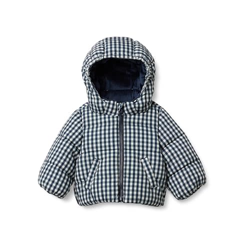 Amazon Essentials x Sofia Grainge Babies, Toddlers and Boys' Water-Resistant Hooded Puffer Jacket