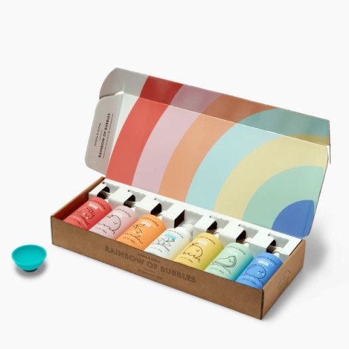 Rainbow Of Bubbles Mixable Bath Set