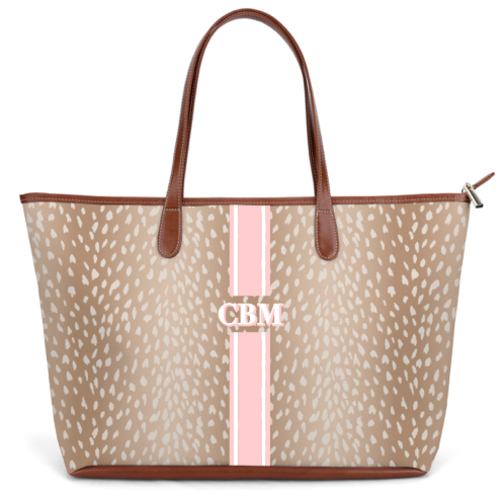 St. Anne Diaper Bag – Printed Monogram – Barrington Gifts