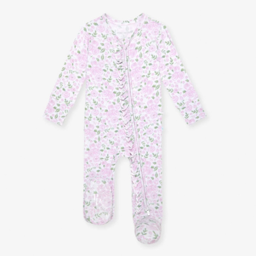 Annabeth Footie Ruffled Zippered One Piece