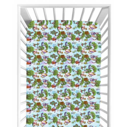 Robin Hood Crib Sheet • Woodland Forest Nursery Bedding • Sherwood Baby Decor • Fox & Archer Inspired Fitted Sheet