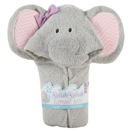 Baby Aspen Splish Splash Elephant Bath Hooded Spa Towel