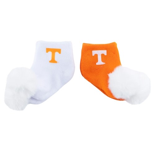 Tennessee Volunteers ZooZatz Infant Two-Pack Pom Socks
