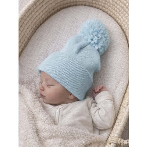 Baby's First Hat®, Baby Blue Pom – SpearmintLOVE