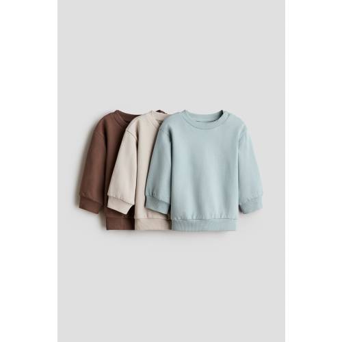 3-PACK COTTON SWEATSHIRTS