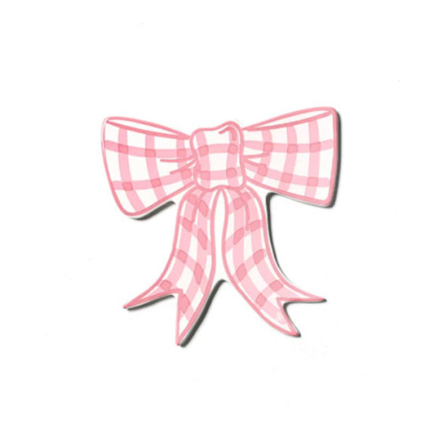 Pink Gingham Bow MINI Attachment | Happy Everything!